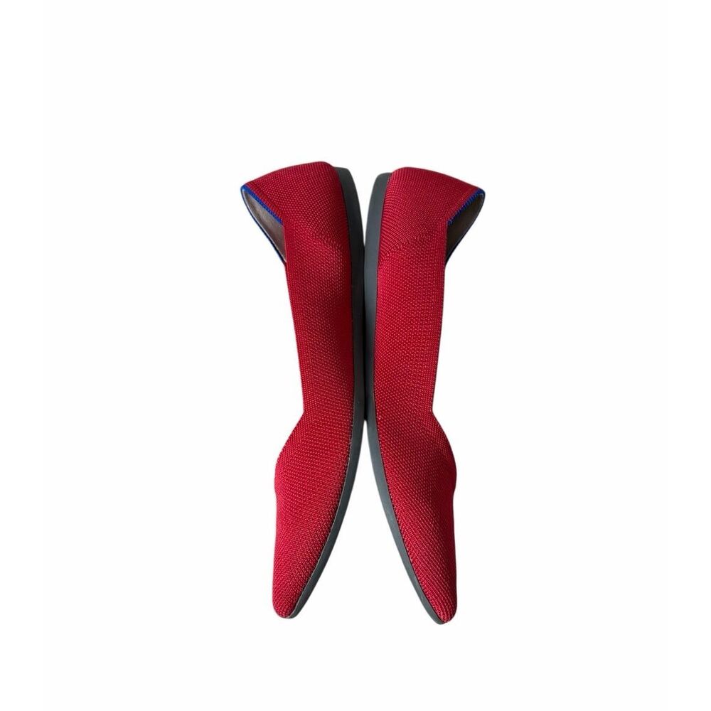 Rothy's Red Pointed Toe Flats - Picture 8 of 9